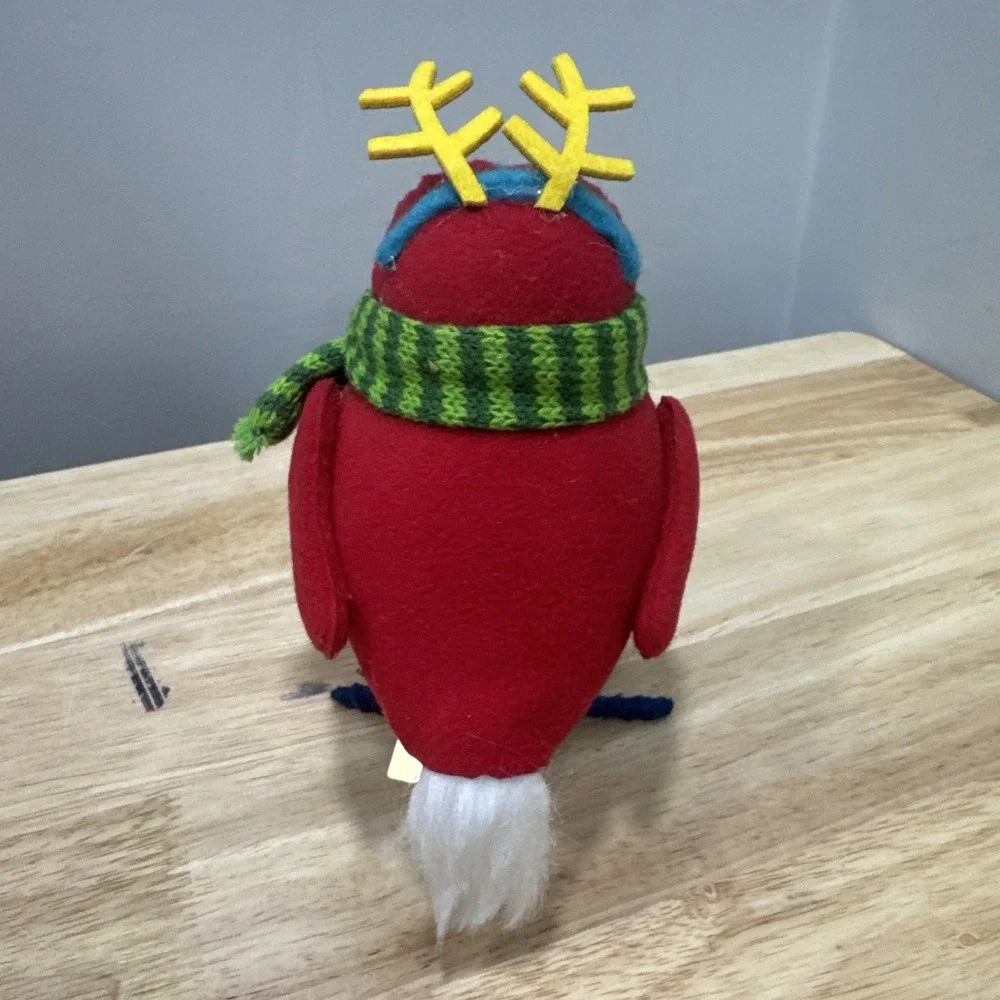2020 Target Featherly Friends Pere Christmas Bird Scarf Antler Wondershop Spritz